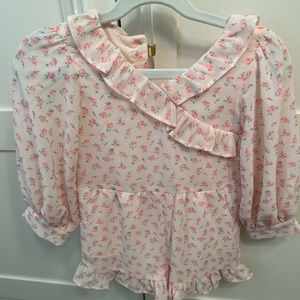 Janie & Jack floral romper